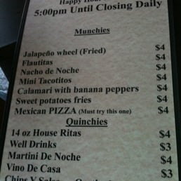 Luna de Noche Restaurant menu 3